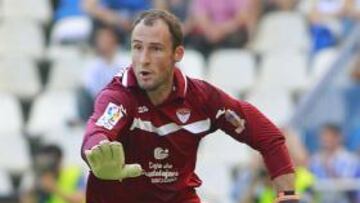 Saizar, durante un partido.