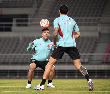 Así fue el entrenamiento de la Selección Colombia este lunes.