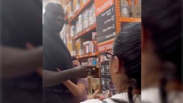 Shaquille O'Neal se vuelve viral por hacer un regalo a una familia latina