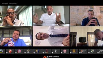 Messina, Laso, Saras... en 'Zoom': "¿Piedra, papel o tijera?"