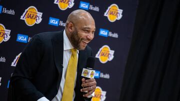 Ham fue presentado como el coach de los Lakers y aseguró que no está presionado por entrenar a un equipo con LeBron James, Anthony Davis y Russell Westbrook