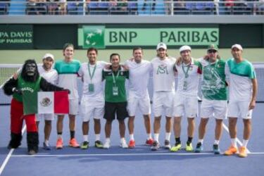 Listos los cruces de la Copa Davis para México