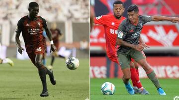 Iroko y Carlos Julio, del Mirandés, serán baja ante el Fuenlabrada