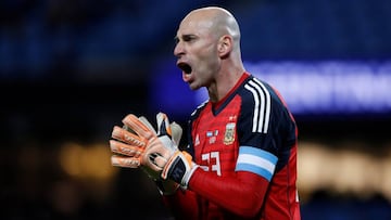 Willy Caballero, el arquero de Sampaoli
