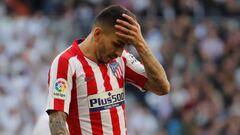 El delantero argentino del Atl&eacute;tico de Madrid, &Aacute;ngel Correa, durante un partido.