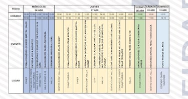 FIDAE 2022: fechas y eventos de cada día