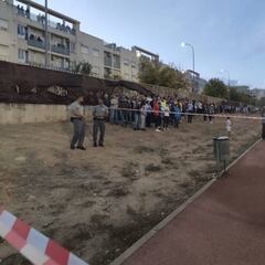 Lío en el derbi local de Jerez:
Agreden al portero del Xerez Deportivo desde la grada