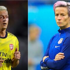 Rapinoe y Mesut Ozil rompen las redes al fotografiarse juntos