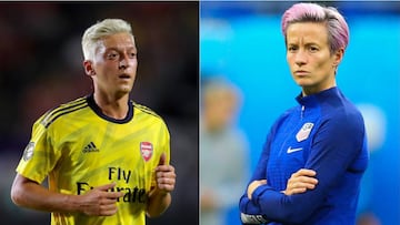 El Arsenal est&aacute; de visita en Estados Unidos como parte de su pretemporada y la invitada de lujo fue Megan Rapinoe, quien aprovech&oacute; para tomarse un &eacute;pica foto con Mesut &Ouml;zil.