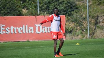 Djetei, jugador del Nàstic.