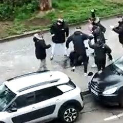 La Policía investiga una pelea entre radicales del Atlético