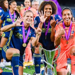 El Lyon Femenino, un equipo de época que ya emula al Real Madrid en la Champions