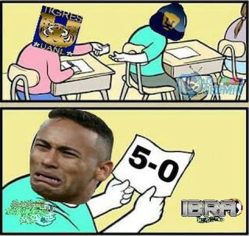 Tigres goleó y eliminó a Pumas, los memes no podían faltar