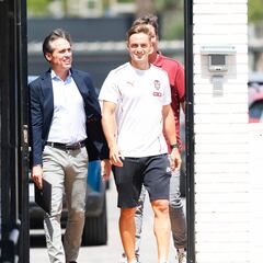 Valencia: Dani Gómez se rompe la nariz en un entrenamiento