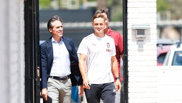 Valencia: Dani Gómez se rompe la nariz en un entrenamiento