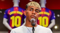 Lamine ya es el 10 del Barça: “Messi hizo su camino; yo el mío”