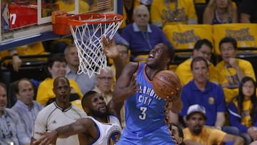Thunder sorprende a los Warriors en el primero de la serie
