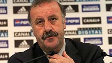 <b>CONFIADO</b>. Del Bosque asume que el Madrid es el favorito para la eliminatoria contra el Barcelona.