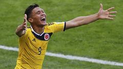 Teo Gutiérrez en Brasil: un país donde mostró su mejor versión