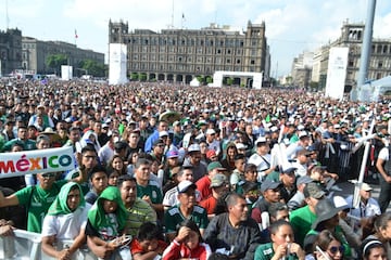 Así se vivió la derrota de la Selección Mexicana en el Zócalo de la CDMX