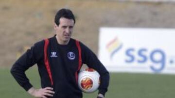 Emery, técnico del Sevilla.