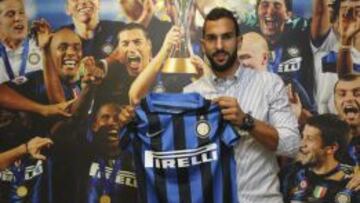 Mart&iacute;n Montoya, en su presentaci&oacute;n con el Inter