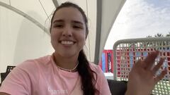 María Camila Osorio y su alegría tras vencer a Elina Svitolina