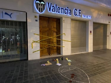 El Valencia se 'convierte' en la escena de un crimen