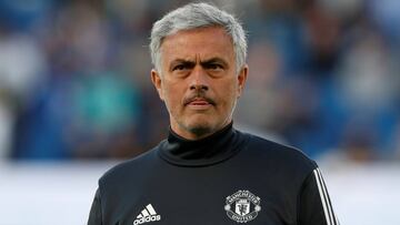 El entrenador portugués del Manchester United, José Mourinho, durante un encuentro.