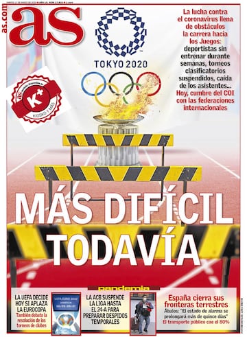 Las portadas de AS de marzo