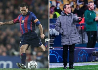 Sergi Barjuan Esclusa estuvo 4 partidos como entrenador interino del club cuando despidieron a Ronald Koeman. Como jugador estuvo en el club catalán desde 1993 hasta el 2002 cuando fichó por el Atlético de Madrid.