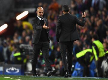 Josep Guardiola y Luis Enrique