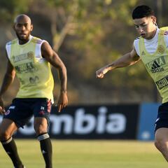 James, Ospina... Colombia trabaja con grupo completo