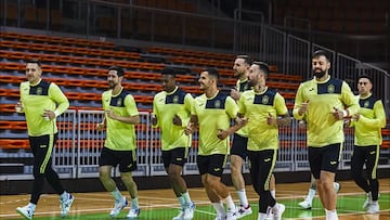 Entrenamiento de la Selección de fútbol sala en Bosnia.