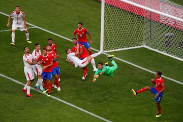 La crónica del Costa Rica vs Serbia en imágenes