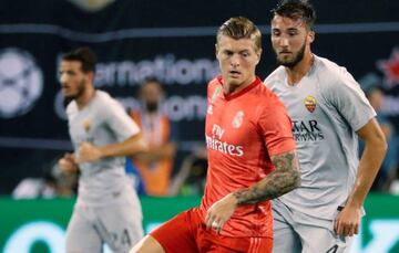 Toni Kroos played the first half against Roma