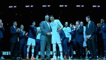 Precioso homenaje puro NBA: Robertson se rinde a Westbrook