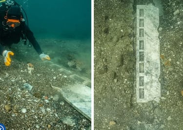 Hallan un templo bajo el mar en Italia