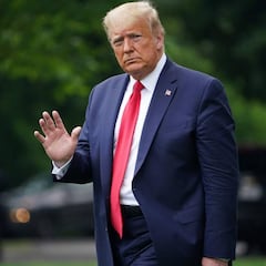 Trump: "¿Estaría bien que los jugadores se arrodillen y no respeten a nuestro país?"