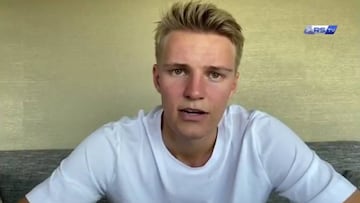 Ødegaard thanks Real Sociedad family: "I'll always be a 'txuri-urdin'"