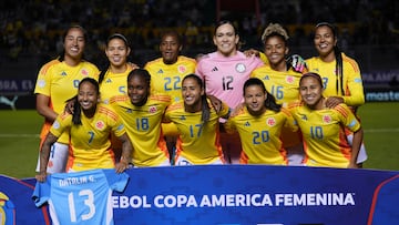 Alineación posible de Colombia ante Paraguay en la Copa América Femenina