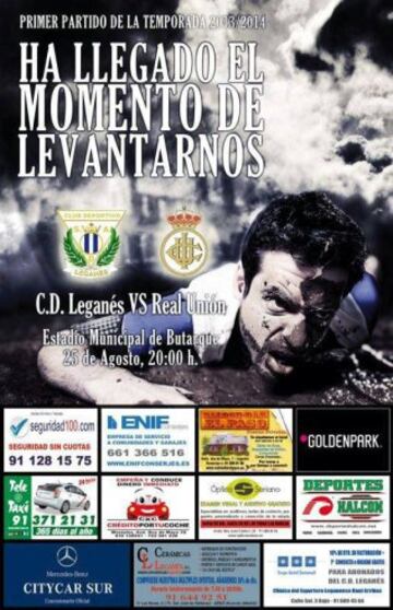 Los carteles del Leganés