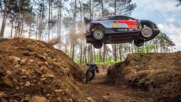 Dani Sordo and Andreu Lacondeguy perform during Fast Encounter in Lousa, Portugal on May 23, 2018 // Paulo Maria / Red Bull Content Pool // AP-1X5KG4XDS1W11 // Usage for editorial use only // Please go to www.redbullcontentpool.com for further information. //