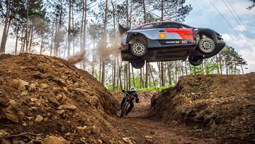 Dani Sordo and Andreu Lacondeguy perform during Fast Encounter in Lousa, Portugal on May 23, 2018 // Paulo Maria / Red Bull Content Pool // AP-1X5KG4XDS1W11 // Usage for editorial use only // Please go to www.redbullcontentpool.com for further information. // 