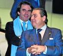 Aznar regresó al palco