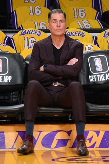Rob Pelinka, vicepresidente de operaciones de baloncesto y gerente general de Los Angeles Lakers.