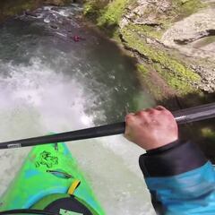 La línea del año en kayak se la lleva Aniol Serrasolses