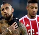 Arturo Vidal es el subgoleador del Bayern y acalla las críticas