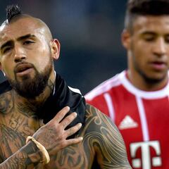 Arturo Vidal es el subgoleador del Bayern y acalla las críticas