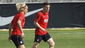 Gameiro es una de las cuatro opciones de Simeone para acompañar a Griezmann en el ataque del Atlético en Roma.